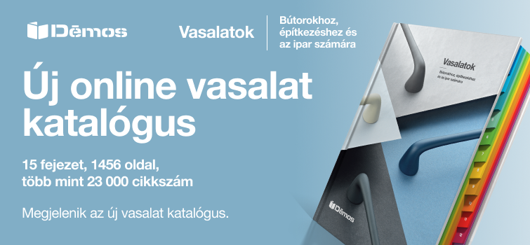 Megérkezett online az új vasalat katalógus! Megérkezett online az új vasalat katalógus!