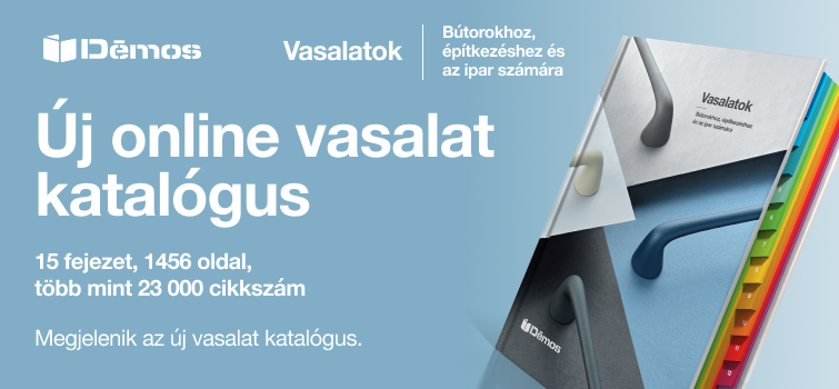 Megérkezett online az új vasalat katalógus!