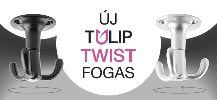 Twist forgatható multifunkcionális fogas