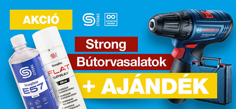 StrongMax és StrongHinges bútorvasalatok – ütős ajándékokkal!