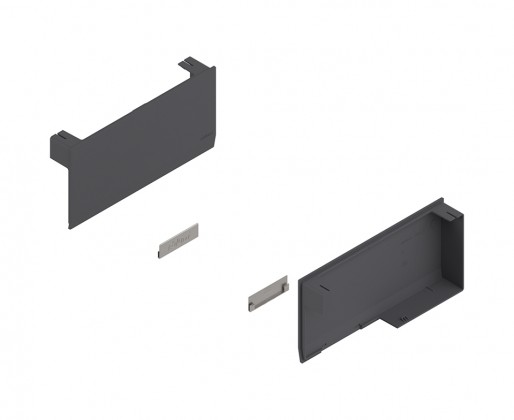 BLUM 22K8000 Aventos HK Top takaró sapkák - SD nélkül, sötét szürke