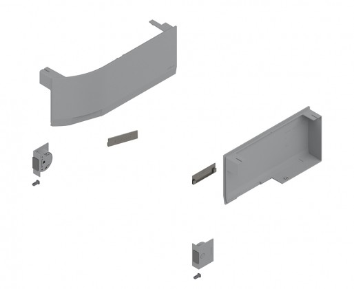 BLUM 23K8000 Aventos HK Top takaró sapkák - SD-val, világos szürke