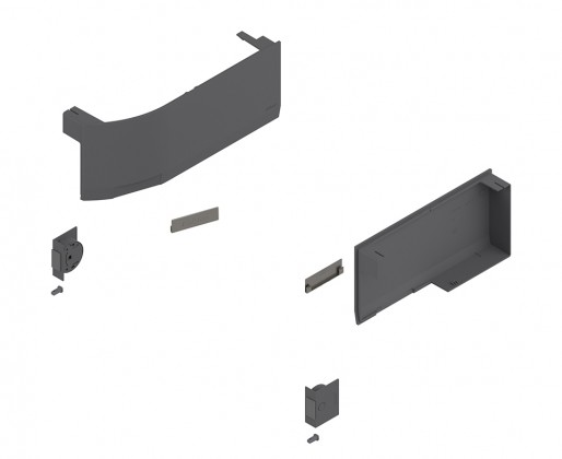 BLUM 23K8000 Aventos HK Top takaró sapkák - SD-val, sötét szürke