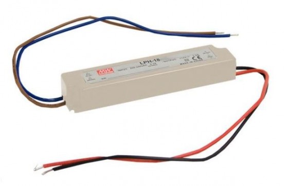 Tápegység MEAN WELL LPH-18-24, 24V, 18W, IP67