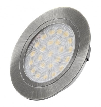 LED spotlámpa Oval nemesacél csiszolt neutral fehér