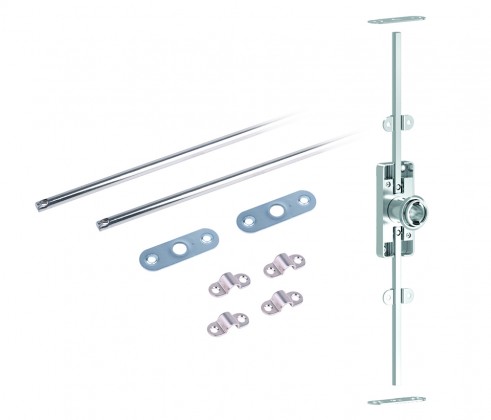 K-StrongLocks tolórudas zár cserélhető betéthez,1000 és 1200 mm rudakkal,jobbas