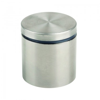 STRONG üveg tartó, 40mm, nemesacél imitáció