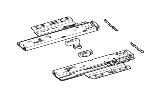 HETTICH 9257894 Quadro You mechanizmus P2Os 270-350mm/10kg