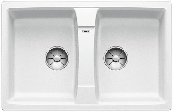BLANCO 524964 mosogató LEXA 8 white SILGRANIT® PuraDur®