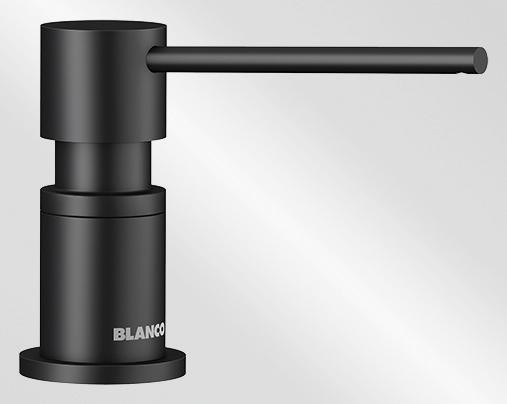 BLANCO 525789 Mosószer adagoló LATO rozsdamentes acél különleges szín fekete mat