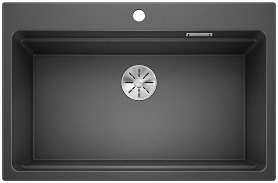 BLANCO 525893 Mosogató ETAGON 8 fekete SILGRANIT® PuraDur®,  excenter nélkül