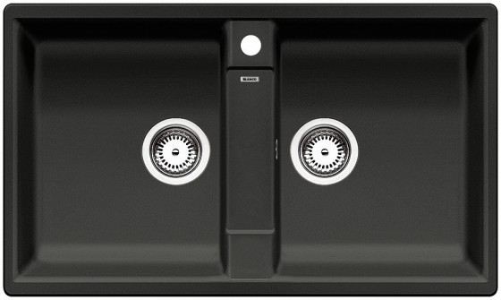 BLANCO 526029 Mosogató Zia 9 fekete SILGRANIT®   PuraDur® excenter nélkül