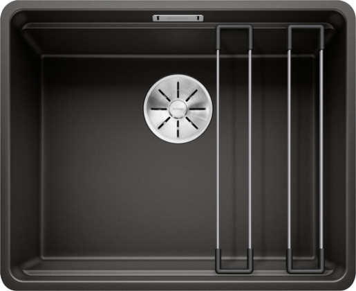 BLANCO 526349 Mosogató ETAGON 500-F fekete excenter nélkül Silgranite InFino