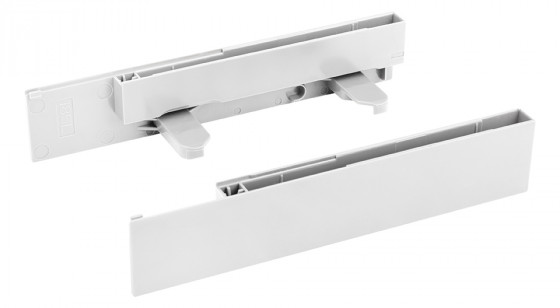 StrongMax 16/18 üvegfront tartó belső fiókhoz 185 mm-es, fehér színben