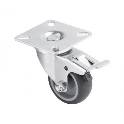 StrongCastors Kerék light duty 50/50, lágyított futófelület,,és a fékkel