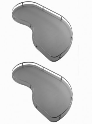 VIBO FlyMoon Galaxy polc 400mm sötétszürke jobbos