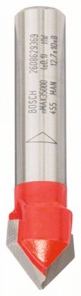BOSCH 2608629369 Drážkovací fréza V Expert 8 mm/D 12,7 mm/L 10 mm/G 44,5 mm/90°