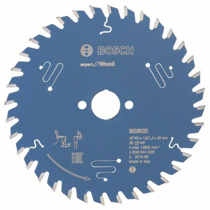 BOSCH 2608644009 Pilový kotouč Expert for Wood 140 x 20 x 1,8 mm, 36