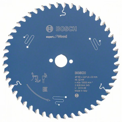 BOSCH 2608644045 Pilový kotouč Expert for Wood 190 x 20 x 2,6 mm, 48