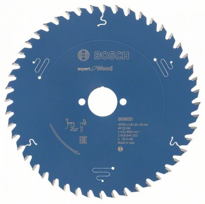 BOSCH 2608644053 Pilový kotouč Expert for Wood 200 x 30 x 2,8 mm, 48