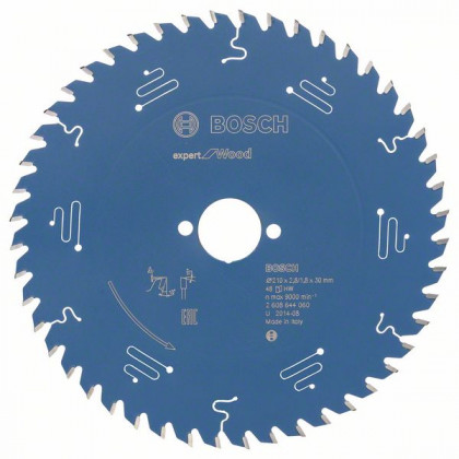 BOSCH 2608644060 Pilový kotouč Expert for Wood 210 x 30 x 2,8 mm, 48