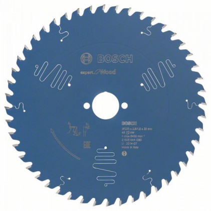 BOSCH 2608644090 Pilový kotouč Expert for Wood 225 x 30 x 2,6 mm, 48