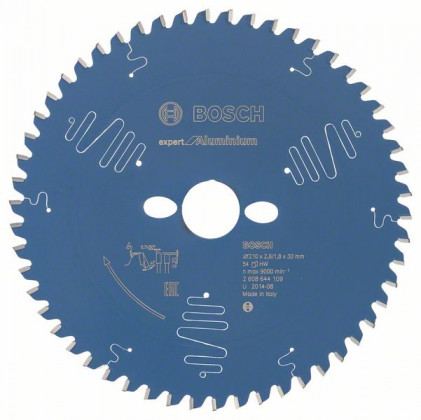 BOSCH 2608644109 Pilový kotouč Expert for Aluminium 210 x 30 x 2,6 mm, 54