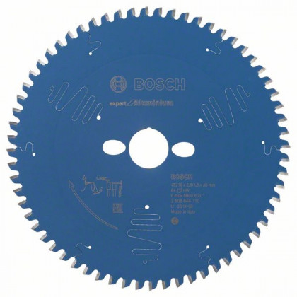 BOSCH 2608644110 Pilový kotouč Expert for Aluminium 216 x 30 x 2,6 mm, 64