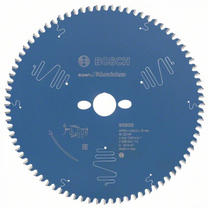 BOSCH 2608644113 Pilový kotouč Expert for Aluminium 260 x 30 x 2,8 mm, 80