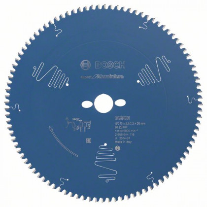 BOSCH 2608644116 Pilový kotouč Expert for Aluminium 315 x 30 x 2,8 mm, 96