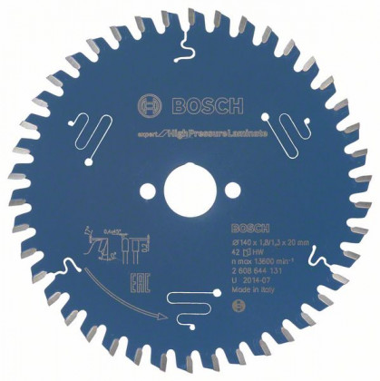 BOSCH 2608644131 Pilový kotouč Expert for High Pressure Laminate 140 x 20 mm, 42