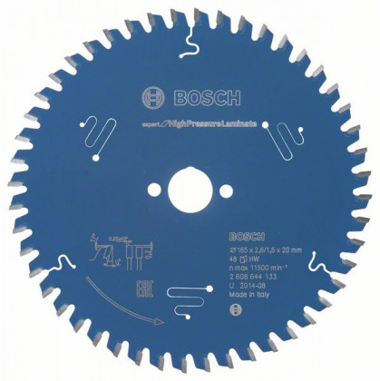 BOSCH 2608644133 Pilový kotouč Expert for High Pressure Laminate 165 x 20 mm, 48