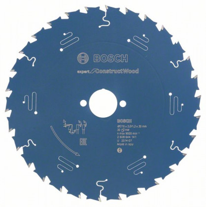 BOSCH 2608644141 Pilový kotouč Expert for Construct Wood 210 x 30 x 2,0 mm, 30
