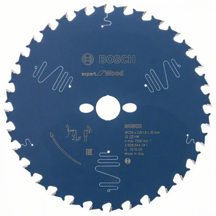 BOSCH 2608644341 Pilový kotouč Expert for Wood 254x30 mm, 32