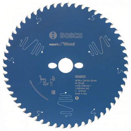 BOSCH 2608644342 Pilový kotouč Expert for Wood 254x30 mm, 54