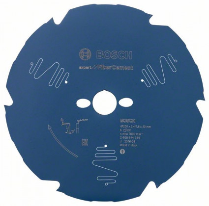 BOSCH 2608644349 Pilový kotouč Expert for Fibre Cement 250x30 mm, 6