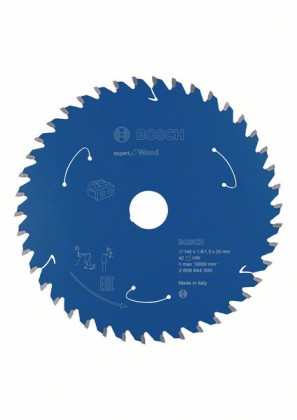 BOSCH 2608644500 Pilový kotouč Expert for Wood pro AKU pily 140×1,8/1,3×20mm, 42