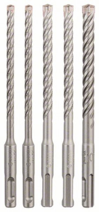 BOSCH 2608833911 5dílná sada vrtáků do kladiv SDS plus-5X, 6/6/8/8/10 mm