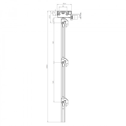 LEHMANN Rúd SVS ELEVON típus 6 (0+3 magasság 483 mm)