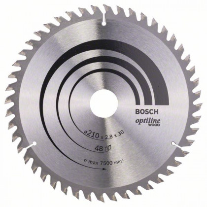 BOSCH 2608640623 Pilový kotouč Optiline Wood 210 x 30 x 2,8 mm, 48 BOSCH 2608640623 Pilový kotouč Optiline Wood 210 x 30 x 2,8 mm, 48