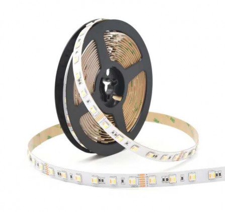 StrongLumio LED szalag, 14,4W/m 24V, RGBCCT (60 LED/m), színes + fehér