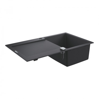 GROHE 31644AP0 Mosogató K500 50-C 860 x 500mm gránit fekete