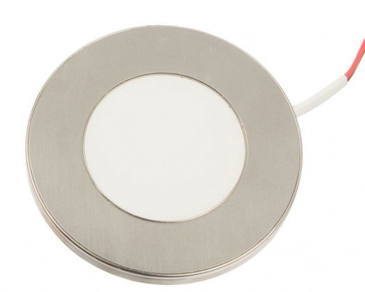 LED spotlámpa BAILEN 12V 3W csiszolt acél/semleges fehér