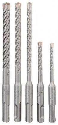 BOSCH 2608833910 5dílná sada vrtáků do kladiv SDS plus-5X, 5/6/6/8/10 mm