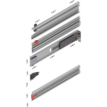 BLUM 802P525D.R2 Revego Duo vezetősín zsebhez, 525 mm, jobb