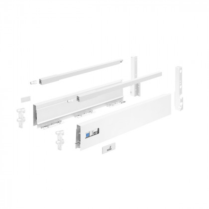 HETTICH 9307241 Atira flexi szett komplett 470/176 fehér reling előlaprögzítő