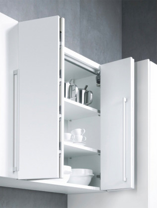 K-HETTICH WingLine S Pull2MS,5 kg,900mm,2 závěsy S,levý šedá