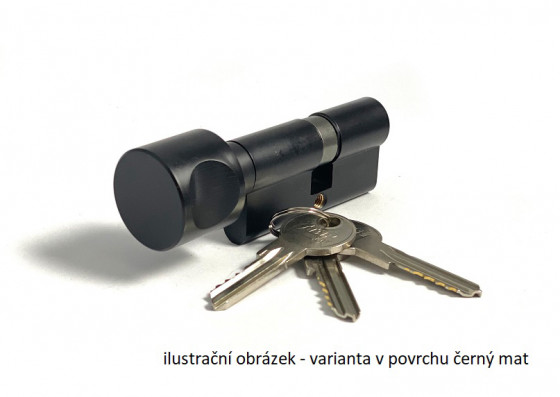 TWIN BIZTONSÁGI BETÉT TWIN STAR 70S gombbal 30/35K/NI (3 KITERJ. KULCS)
