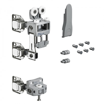 HETTICH 9278571 WingLine L  25 kg-ig, Push to move szürke balos