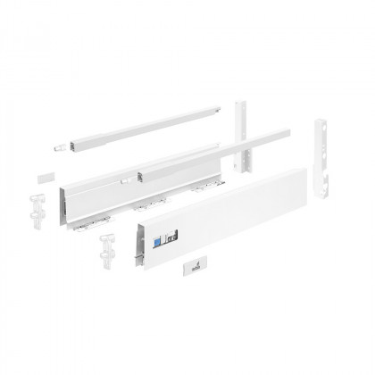 HETTICH 9307240 Atira flexi szett komplett 420/176 fehér reling előlaprögzítő